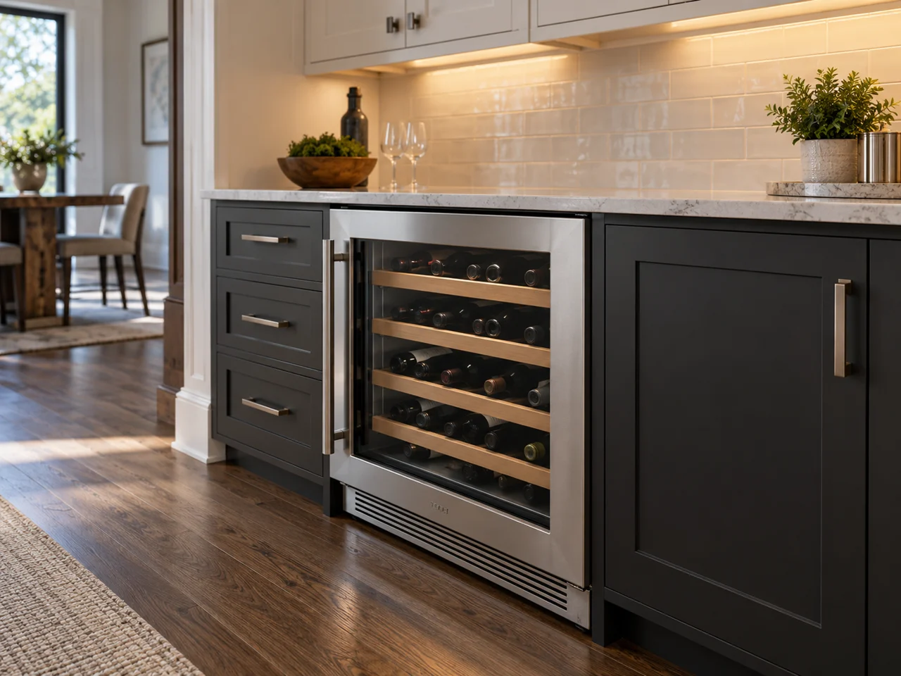 Illustration of Thermador wine cooler