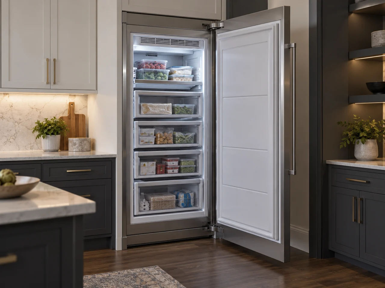 Illustration of Viking freezer